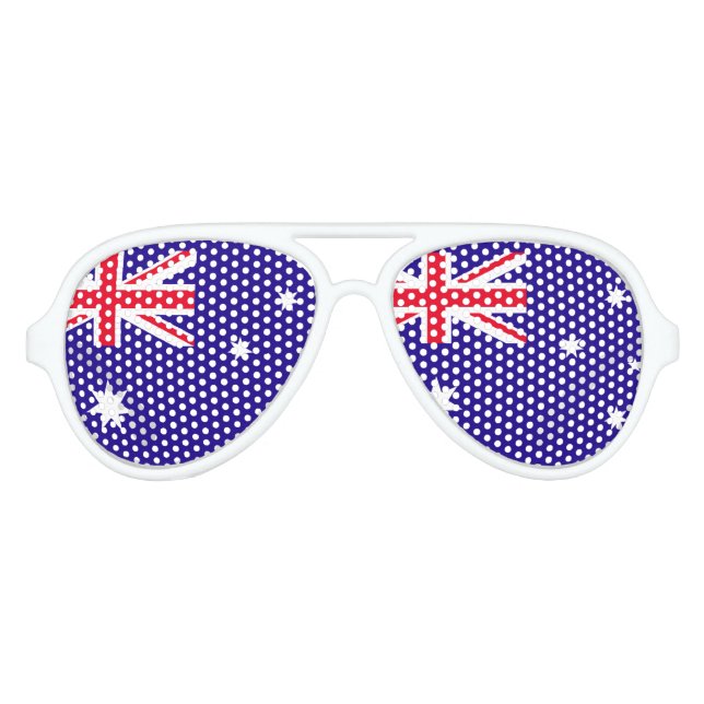 Flagge Australiens Sonnenbrille (Vorderseite)