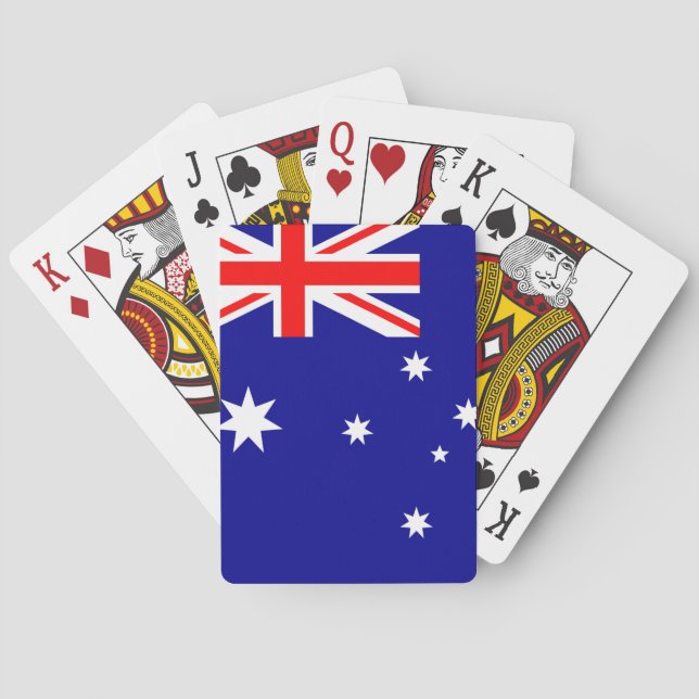 Flagge Australiens Spielkarten (Rückseite)
