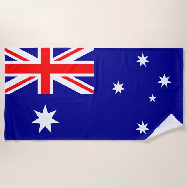 Flagge Australiens Strandtuch (Vorderseite)