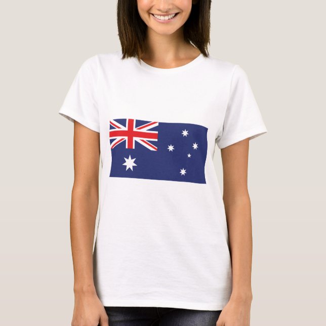 Flagge Australiens T-Shirt (Vorderseite)