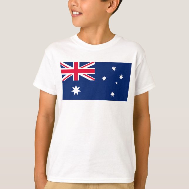 Flagge Australiens T-Shirt (Vorderseite)