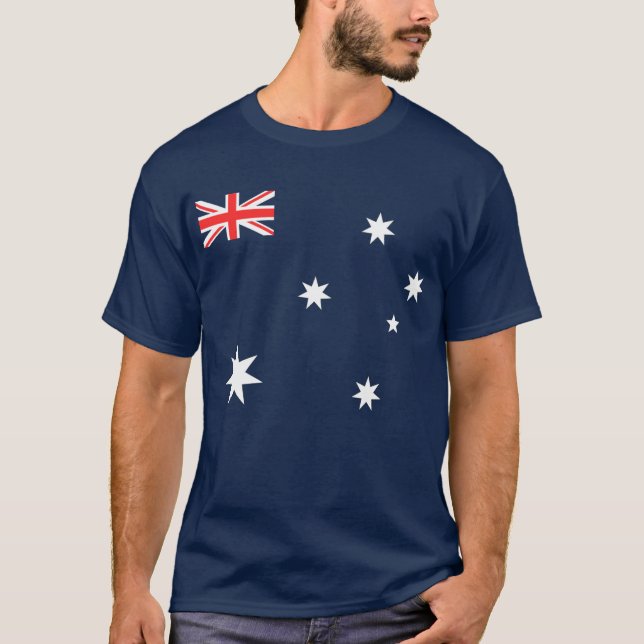 Flagge Australiens T-Shirt (Vorderseite)