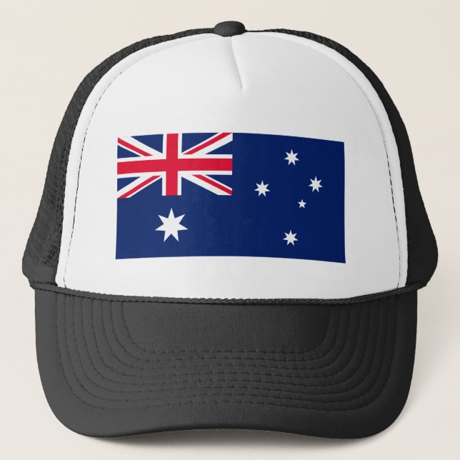 Flagge Australiens Truckerkappe (Vorderseite)