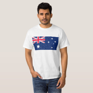 Flagge Australiens, Vintag T-Shirt