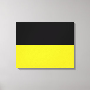 Flagge Baden-Württemberg (deutscher Staat) Leinwanddruck