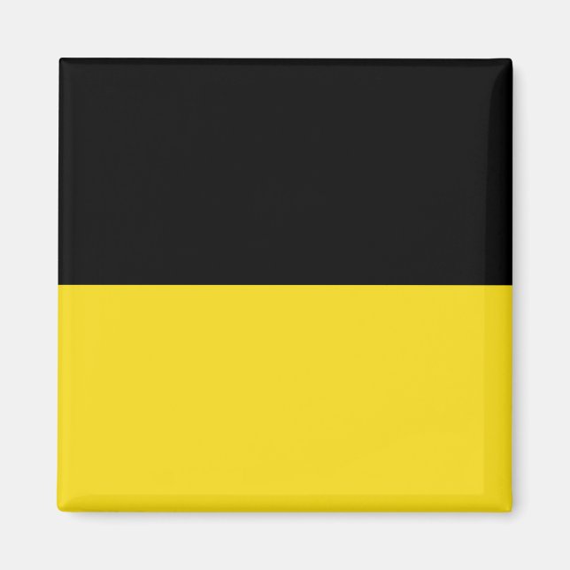 Flagge Baden-Württemberg (deutscher Staat) Magnet (Vorne)