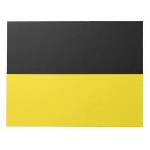Flagge Baden-Württembergs (deutscher Staat) Notizblock