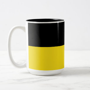 Flagge Baden-Württembergs (deutscher Staat) Zweifarbige Tasse