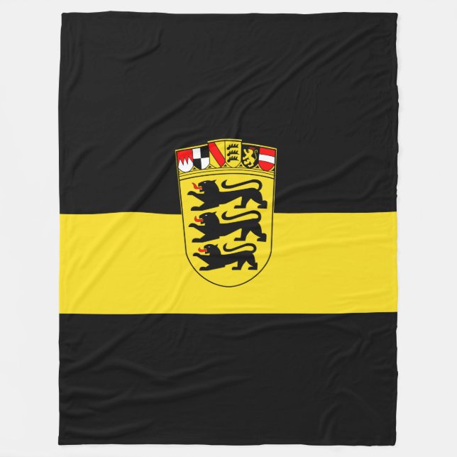 Flagge Baden-Württembergs Fleece Blanket (Vorderseite)