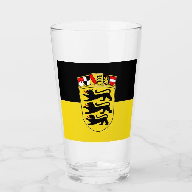 Flagge Baden-Württembergs Glas (Vorderseite)
