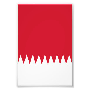Flagge Bahrain Fotodruck