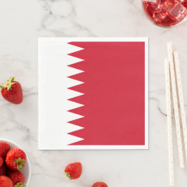 Flagge Bahrain Serviette