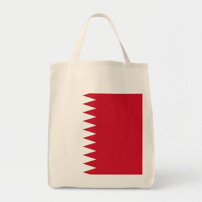Flagge Bahrain Tragetasche (Vorne)