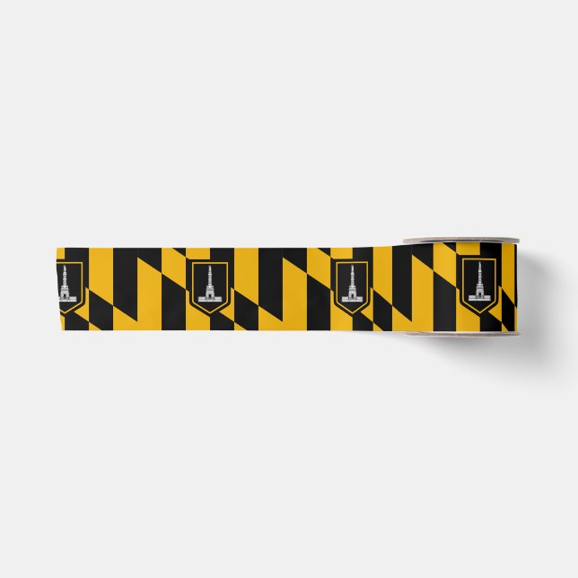 Flagge Baltimore (Maryland, USA) Satinband (Vorderseite)