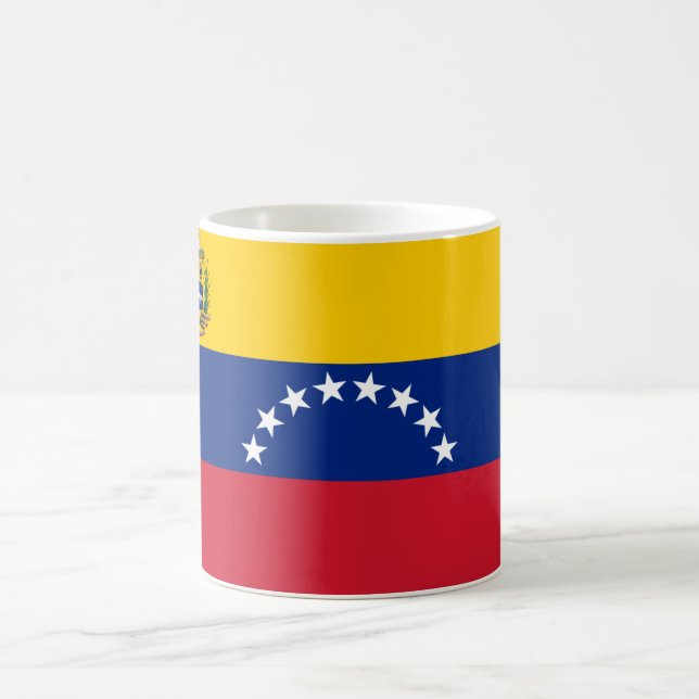 Flagge/Bandera von/de Venezuela Kaffeetasse (Mittel)