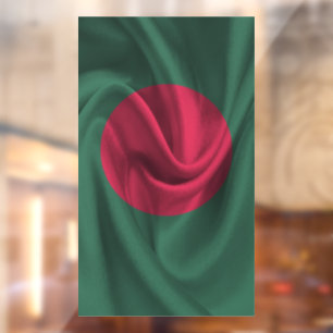 Flagge Bangladesch Fensteraufkleber