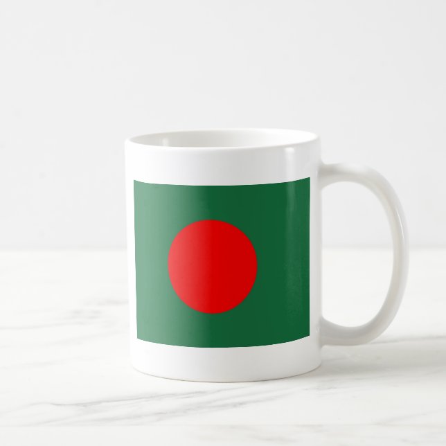Flagge Bangladesch Kaffeetasse (Rechts)