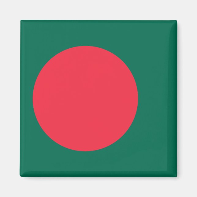 Flagge Bangladesch Magnet (Vorne)