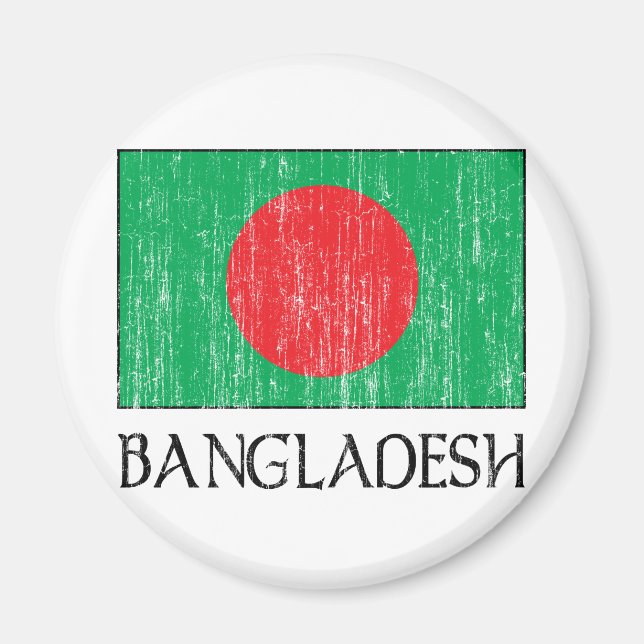 Flagge Bangladesch Magnet (Vorne)