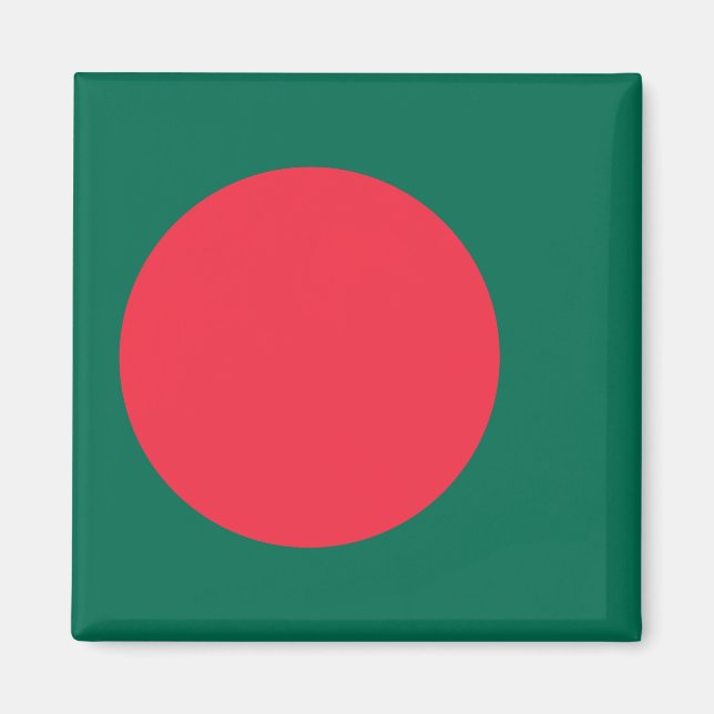 Flagge Bangladesch Magnet (Vorne)