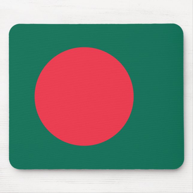 Flagge Bangladesch Mousepad (Vorne)