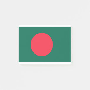 Flagge Bangladesch Post-it Klebezettel