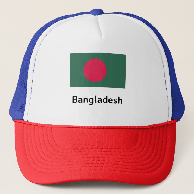 Flagge Bangladesch Truckerkappe (Vorderseite)