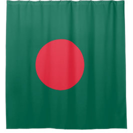 Flagge Bangladeschs (Bangladesch) Duschvorhang