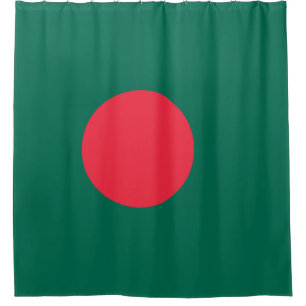 Flagge Bangladeschs (Bangladesch) Duschvorhang