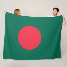 Flagge Bangladeschs (Bangladesch) Fleecedecke