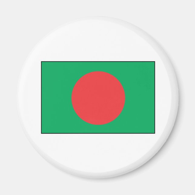 Flagge Bangladeschs Magnet (Vorne)
