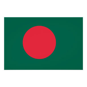 Flagge Bangladeschs Poster
