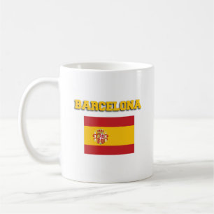 Flagge Barcelona Spanien Kaffeetasse