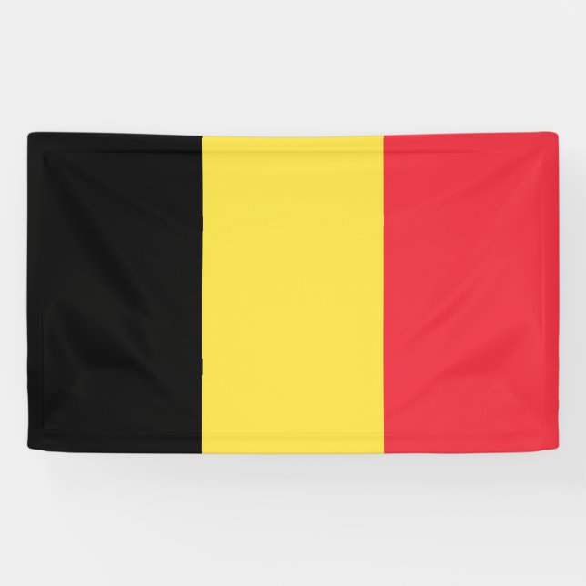 Flagge Belgien Tricolore Banner (Horizontal)