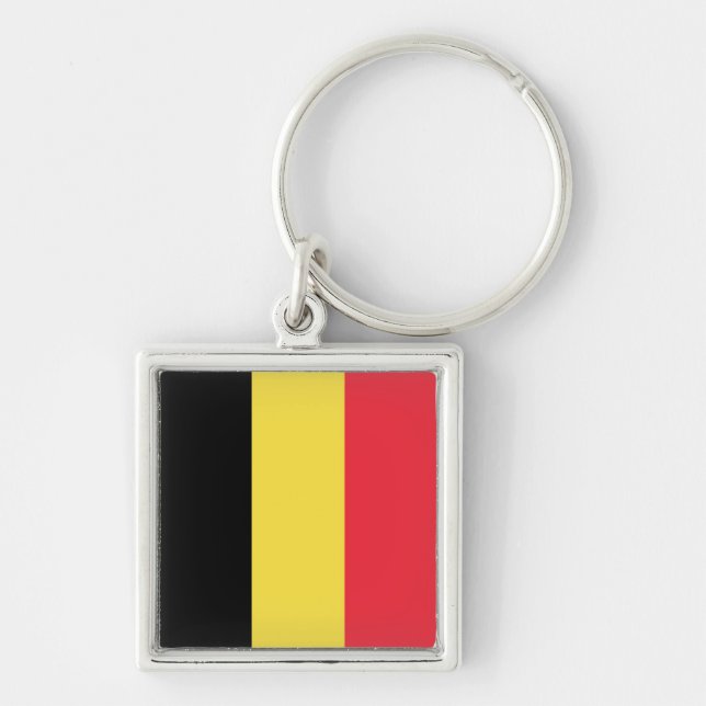 Flagge Belgien Tricolore Schlüsselanhänger (Vorne)