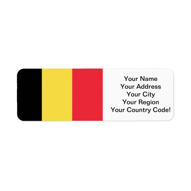 Flagge Belgiens (Vorne)