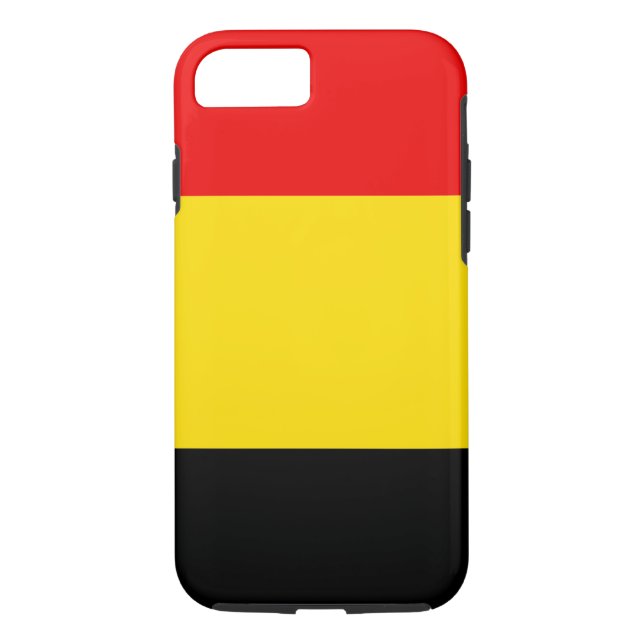 Flagge Belgiens Case-Mate iPhone Hülle (Rückseite)