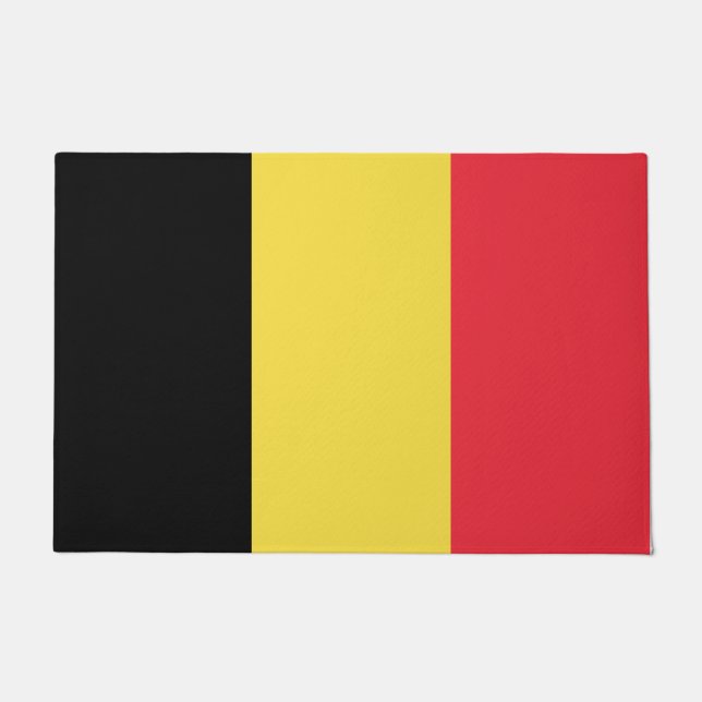Flagge Belgiens Fußmatte (Vorderseite)