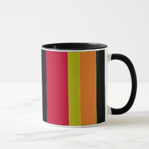 Flagge Belgiens - gestreifte Tasse