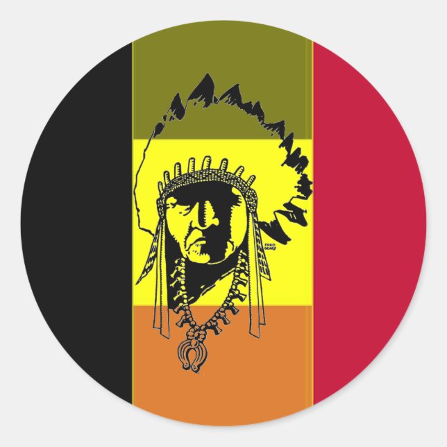 Flagge Belgiens gestreifter indischer Aufkleber (Vorderseite)