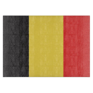 Flagge Belgiens Schneidebrett