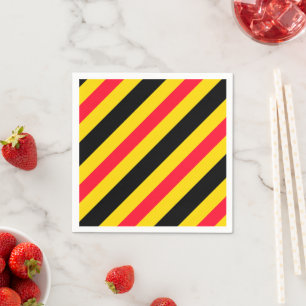 Flagge Belgiens Serviette