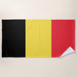 Flagge Belgiens Strandtuch