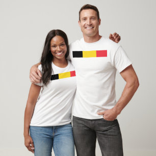Flagge Belgiens T-Shirt