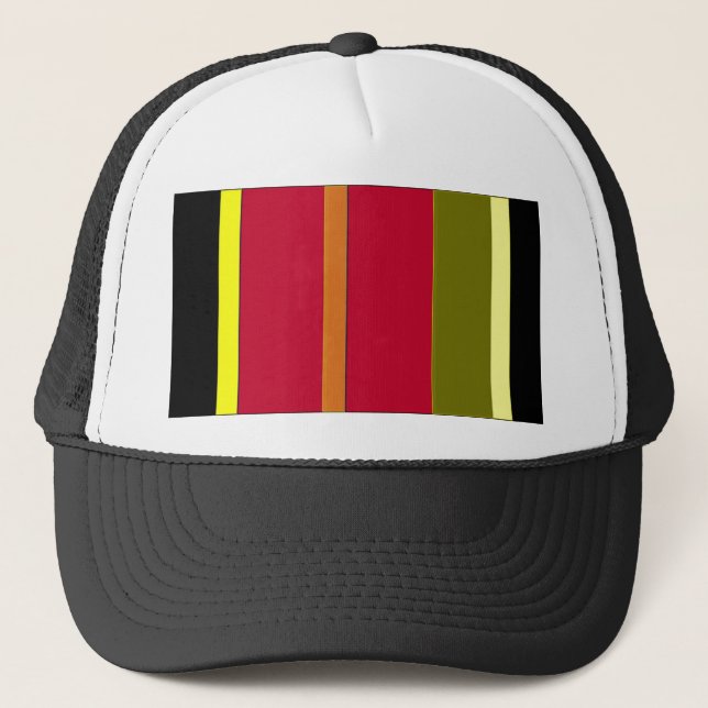 Flagge Belgiens Truckerkappe (Vorderseite)