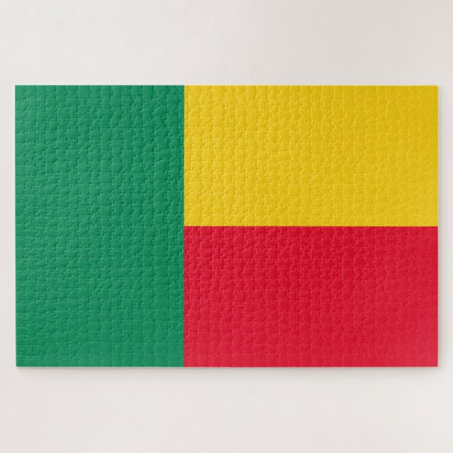 Flagge Benins (Afrika) (Horizontal)