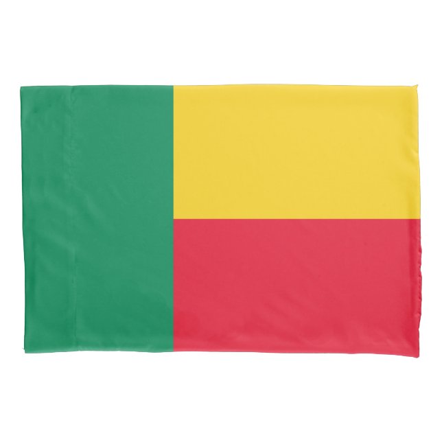 Flagge Benins (Afrika) Kissenbezug (Vorderseite-Links)