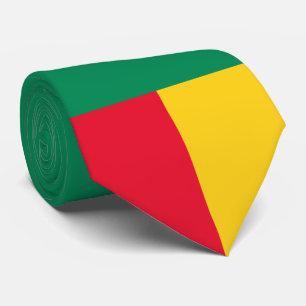 Flagge Benins (Afrika) Krawatte