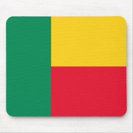 Flagge Benins (Afrika) Mousepad