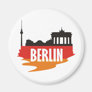 Flagge Berlin Magnet